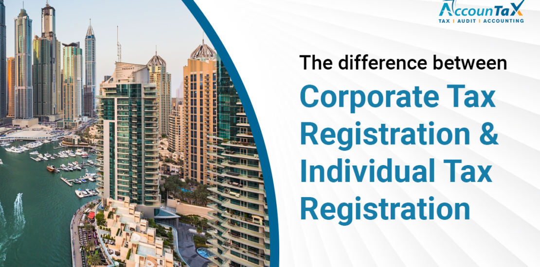 corporate tax and individual tax registration