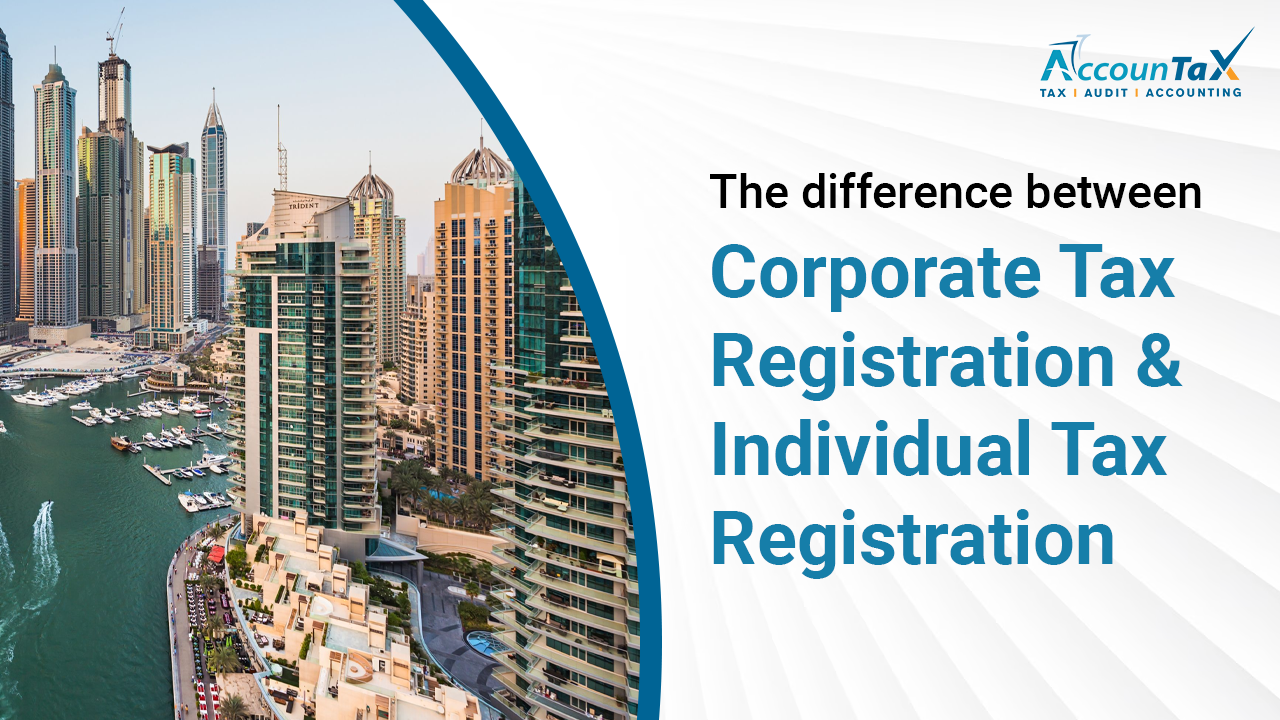 corporate tax and individual tax registration